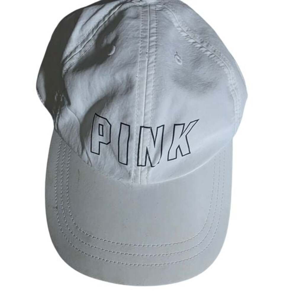 Victoria's Secret White Cap with PINK Logo
